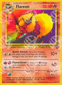 Flareon - Jungle (Rare) [JU-19]