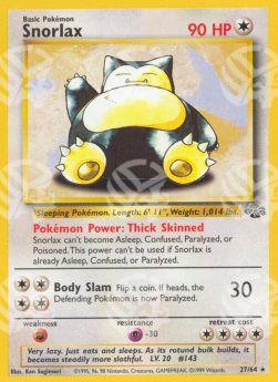 Snorlax - Jungle (Rare) [JU-27]