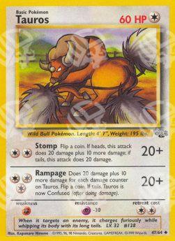 Tauros - Jungle (Uncommon) [JU-47]