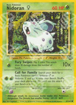 Nidoran ♀ - Jungle (Common) [JU-57]
