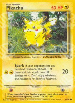 Pikachu - Jungle (Common) [JU-60]