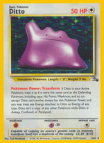 Ditto - Fossil (Holo Rare) [FO-3]