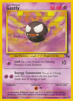 Gastly - Fossil (Uncommon) [FO-33]