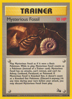 Fossile Misterioso - Fossil (Common) [FO-62]