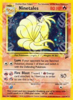 Ninetales - Set Base 2 (Holo Rare) [B2-13]