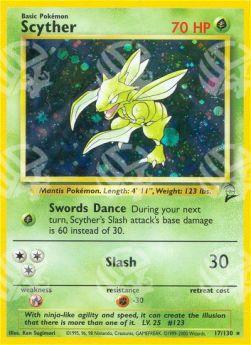 Scyther - Set Base 2 (Holo Rare) [B2-17]