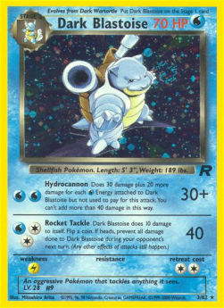 Dark Blastoise - Team Rocket (Holo Rare) [TR-3]