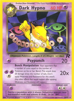 Dark Hypno - Team Rocket (Rare) [TR-26]