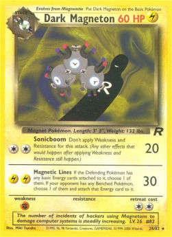Dark Magneton - Team Rocket (Rare) [TR-28]