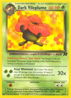 Dark Vileplume - Team Rocket (Rare) [TR-30]