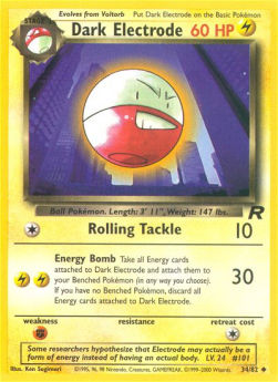 Dark Electrode - Team Rocket (Uncommon) [TR-34]