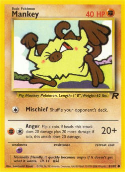 Mankey - Team Rocket (Common) [TR-61]