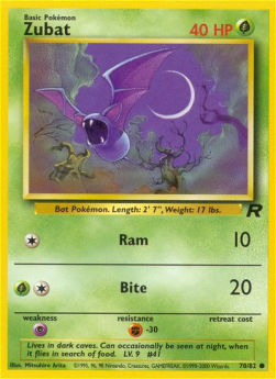 Zubat - Team Rocket (Common) [TR-70]