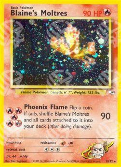 Blaine's Moltres - Gym Heroes (Holo Rare) [GH-1]