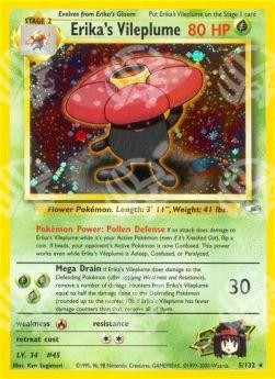 Erika's Vileplume - Gym Heroes (Holo Rare) [GH-5]
