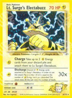 Lt. Surge's Electabuzz - Gym Heroes (Holo Rare) [GH-6]