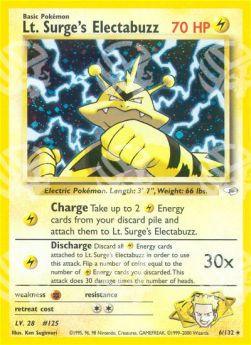 Lt. Surge's Electabuzz - Gym Heroes (Holo Rare) [GH-6]
