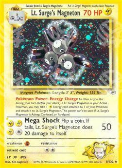 Lt. Surge's Magneton - Gym Heroes (Holo Rare) [GH-8]