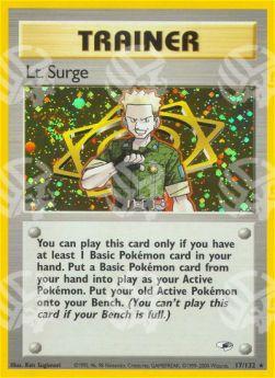 Lt. Surge - Gym Heroes (Holo Rare) [GH-17]