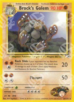 Brock's Golem - Gym Heroes (Rare) [GH-20]