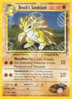 Brock's Sandslash - Gym Heroes (Rare) [GH-23]