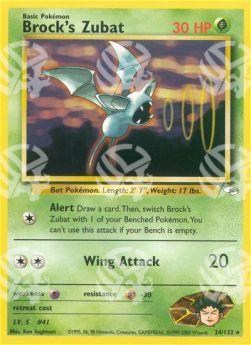 Brock's Zubat - Gym Heroes (Rare) [GH-24]