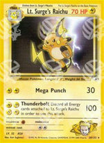 Lt. Surge's Raichu - Gym Heroes (Rare) [GH-28]