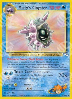 Misty's Cloyster - Gym Heroes (Rare) [GH-29]