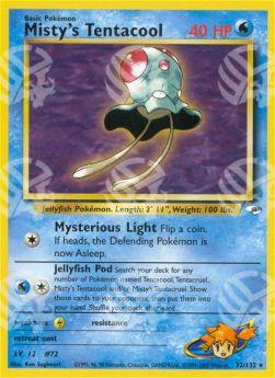 Misty's Tentacool - Gym Heroes (Rare) [GH-32]