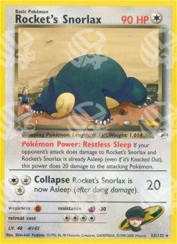 Rocket's Snorlax - Gym Heroes (Rare) [GH-33]