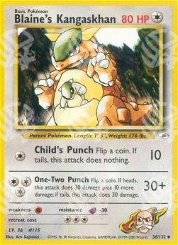 Blaine's Kangaskhan - Gym Heroes (Uncommon) [GH-36]