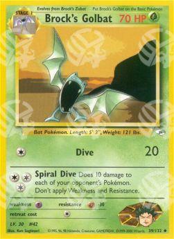 Brock's Golbat - Gym Heroes (Uncommon) [GH-39]
