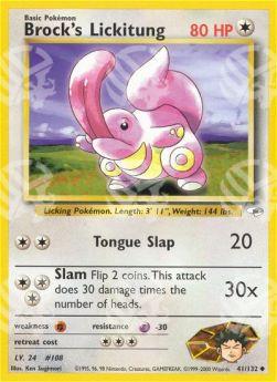 Brock's Lickitung - Gym Heroes (Uncommon) [GH-41]