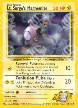 Lt. Surge's Magnemite - Gym Heroes (Uncommon) [GH-50]