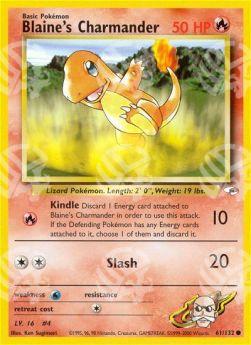 Blaine's Charmander - Gym Heroes (Common) [GH-61]