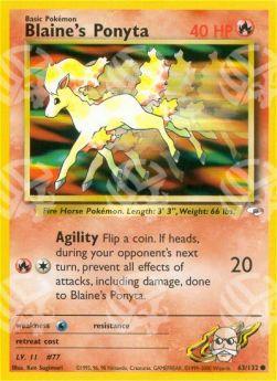 Blaine's Ponyta - Gym Heroes (Common) [GH-63]