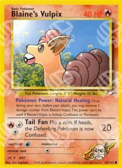 Blaine's Vulpix - Gym Heroes (Common) [GH-65]