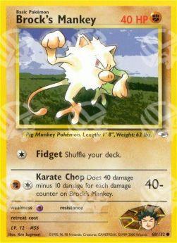 Brock's Mankey - Gym Heroes (Common) [GH-68]