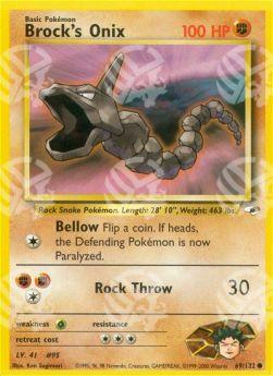 Brock's Onix - Gym Heroes (Common) [GH-69]