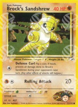 Brock's Sandshrew - Gym Heroes (Common) [GH-71]