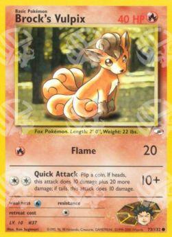 Brock's Vulpix - Gym Heroes (Common) [GH-73]