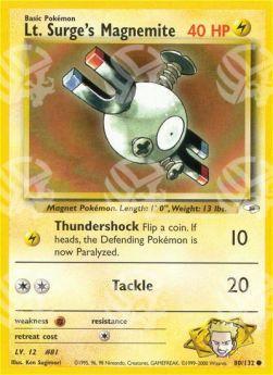 Lt. Surge's Magnemite - Gym Heroes (Common) [GH-80]