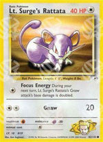 Lt. Surge's Rattata - Gym Heroes (Common) [GH-82]