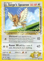 Lt. Surge's Spearow - Gym Heroes (Common) [GH-83]