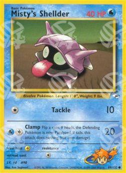 Misty's Shellder - Gym Heroes (Common) [GH-89]
