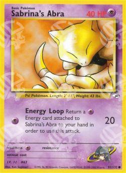 Sabrina's Abra - Gym Heroes (Common) [GH-91]