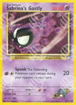 Sabrina's Gastly - Gym Heroes (Common) [GH-93]