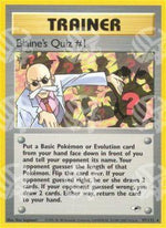 Blaine's Quiz #1 - Gym Heroes (Rare) [GH-97]