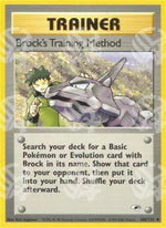 Brock's Training Method - Gym Heroes (Uncommon) [GH-106]