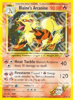 Blaine's Arcanine - Gym Challenge (Holo Rare) [GC-1]